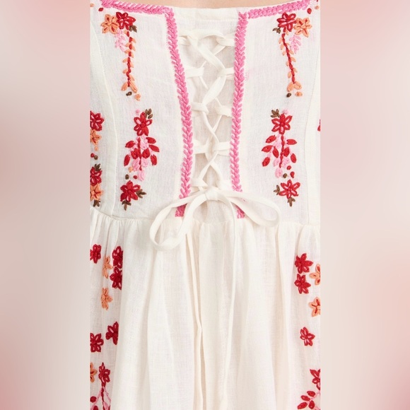 $300 NWOT Anthropologie Tach Raffaella Floral Midi Dress L - Picture 3 of 10